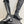CC 25 Bowknot Stretch Boots Black Sheepskin 516420