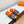 CHYPRE SANDAL LAPIS MIX ORANGE LAMBSKIN WITH H BUCKLE