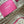 medium classic panier 25cm raffia and dark pink calfskin