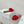 alaia sandal mule flower red suede