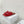 ALAIA VIENNE FLAT MULES IN CHERRY RED LAMBSKIN
