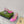 GG WOMEN'S HORSEBIT SLINGBACK 95MM IN FUSICA PINK CALFSKIN WITH RHINSTONES