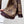 SCARF 195 CM IN CHESTNUT BROWN WOOL  399809