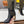 FENDI knee boots high heel monogram black cowhide 521216