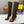 FENDI knee boots high heel monogram brown cowhide 521218
