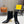 FENDI First Wedge Boots Black Sheepskin 521226
