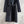 CD Hooded Long Coat Black Wool Silk