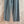 Fendi Old flower jeans Blue Gray Cotton Linen