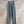 Fendi Old flower jeans Blue Gray Cotton Linen