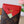 LV Porte-Cartes Magnet Brown Red Monogram Canvas & Cowhide