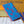LV M14767 Pocket Organizer Blue Red Monogram Glow Canvas & Cowhide