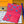 LV M14767 Pocket Organizer Blue Red Monogram Glow Canvas & Cowhide