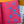 LV M14767 Pocket Organizer Blue Red Monogram Glow Canvas & Cowhide