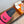 HM Jackson Sandals Hot Pink Sheepskin 707179