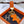 HM Rodeo Pegase Bag Charm Orange Lambskin