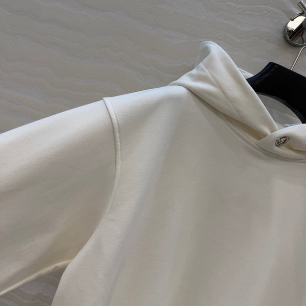 HM 26s Hoodie Sweatpants Set Off White Cotton Blend 429426