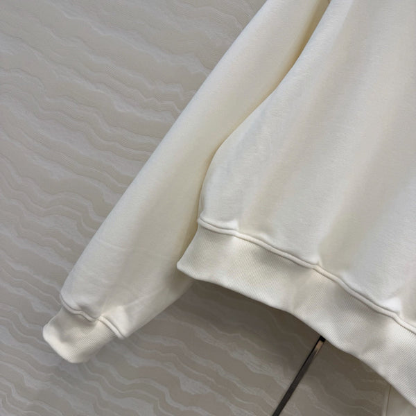 HM 26s Hoodie Sweatpants Set Off White Cotton Blend 429426
