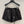 Miu SS26 Striped Nappa Leather Shorts Black Lambskin 351112