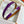 HM Kelly Belt 18mm Violet Epsom Leather