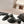 mule sandal 60 bowtie black lacce fabric