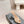 mule sandal 75 beige fabric dark beige calfskin
