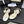 CC 25 Bow Attached Sandals Black Sheepskin 233419