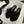 CC 25C Thong Sandal Bow Black Velvet fabric 233564