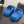 CC 25 Dad Sandal Mule Blue Calfskin