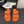 CC 25 Dad Sandal Mule Orange Calfskin