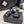 25C Sandal 45mm Open Heel Black Lambskin 233491