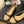 CC 25p Ballet Heel 50mm Black Beige Raffia