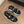 CC Toe Sandals Black Mix Camellia Pattern Leather 299539