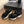 CC Toe Sandals Black Tweed Mix Leather 299540