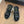 CC Toe Sandals Black With White Patent Leather 299544