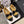 CC 26 Fur-lined Loafer With Bow Black Beige Wool Leather 588824