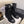 CC 26 Quilted Lace-up Boot Black Suede Calfskin 588816