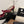 CC 26FW Slingback 7.5cm Red Black Suede Patent Leather 676119