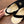 CC 26s Slingback Loafers Black Cream Suede Shearling 122677