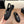 CC 26s Slingback Loafers Black Leather Shearling 122678