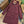 Burberry 25 Quilted Hooded Long Coat Burgundy Polyester Cotton