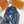 LV 25 Scarf 140CM Blue Silk 293289