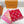 LV 25 Scarf 186CM Blush Pink Wool 293312