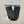 GLOVES ATTACHED BOW IN BLACK LAMBSKIN 992746