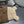 KNITTED BEANIE HAT WITH CUTE EARS IN BEIGE MIX BROWN WOOL 403482
