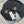 SET HAT AND SCARF IN BLACK WOOL 420823