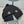 SET HAT AND SCARF IN BLACK WOOL 420823