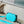 MINI SOFT TRUNK 18 IN TURQUOISE BLUE TAURILLON