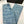 CC 25 Jean Printed Blue White Washed Denim
