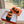 HM Chypre Sandal Orange mix Black Calfskin 202815