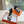 HM 25C Elda espadrille Black Mix White Denim and Goatskin 202832